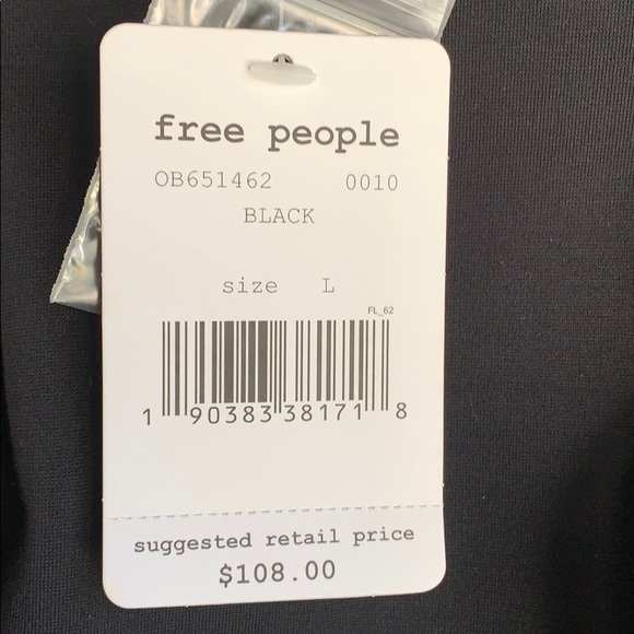FREE PEOPLE DRESS black size L - Picture 6 of 12
